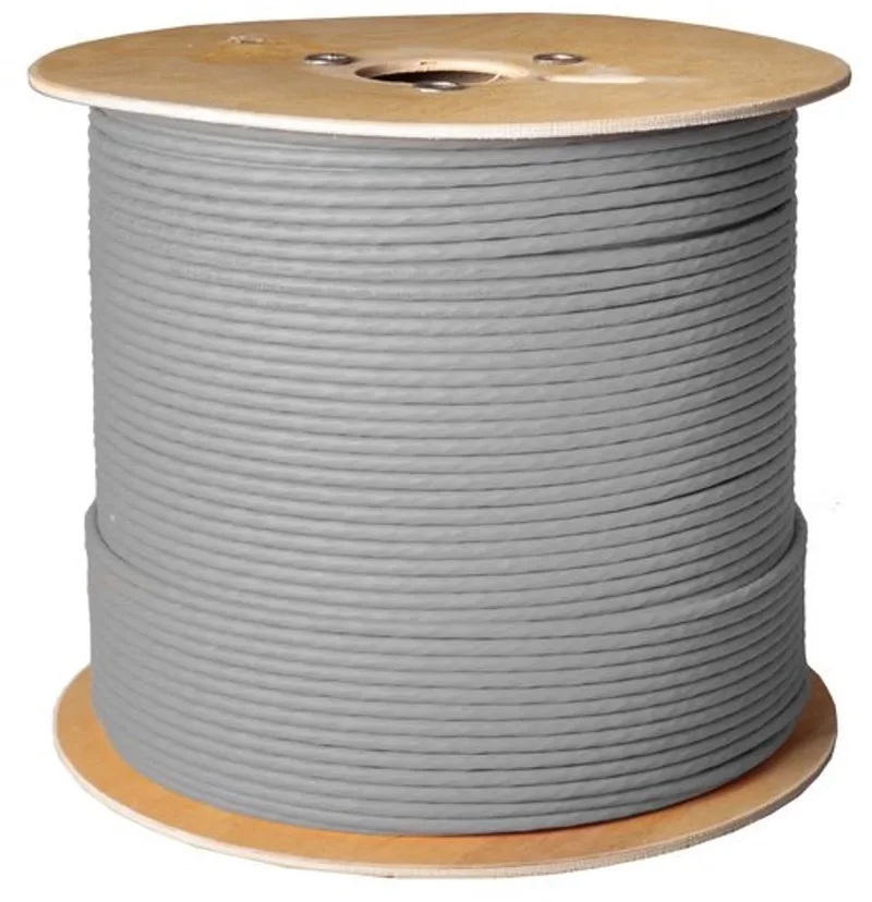 Patchkabel cat 5e SF/UTP 500m från S-Impuls i Grå – produktbild