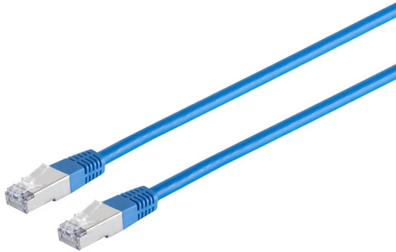 Patchkabel cat 6 S/FTP PIMF Halogenfrei blau 20m fra S-Impuls i Blå – produktbillede