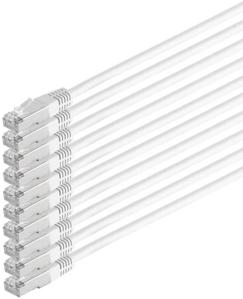 Patchkabel cat 6 S/FTP PIMF HF VE10 1m by S-Impuls in White – product photo