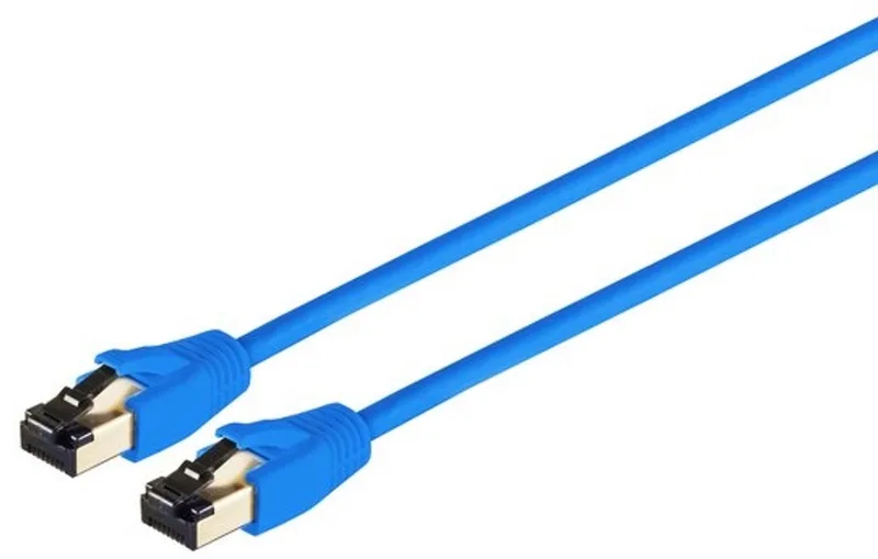 Patchkabel cat 8.1 F/FTP PIMF LSZH blau 3,0m by S-Impuls – product photo