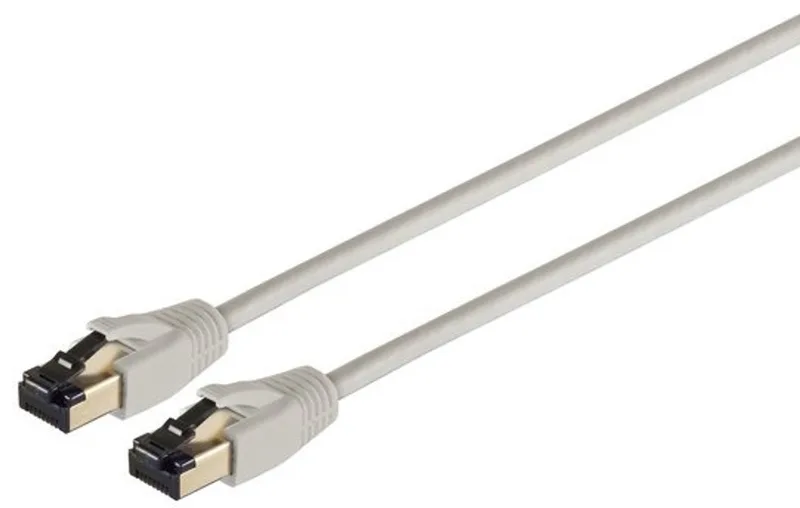 Patchkabel cat 8.1 F/FTP PIMF LSZH grau 1,0m van S-Impuls – productfoto
