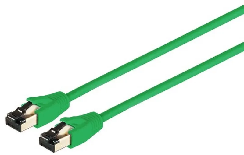 Patchkabel cat 8.1 F/FTP PIMF LSZH grün 0,5m by S-Impuls – product photo