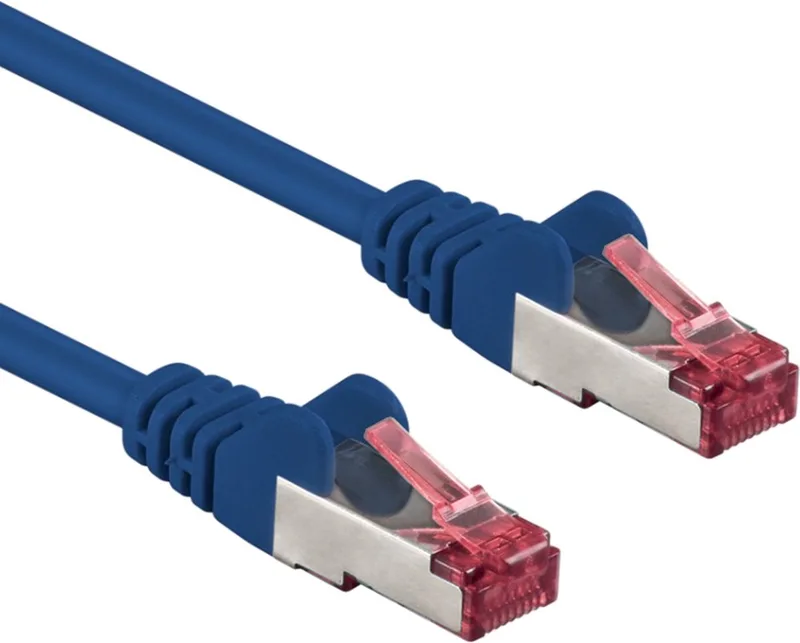 Patchkabel cat6A S/FTP PIMF Halogenfrei blau 20m von S-Impuls in Blau – Produktfoto