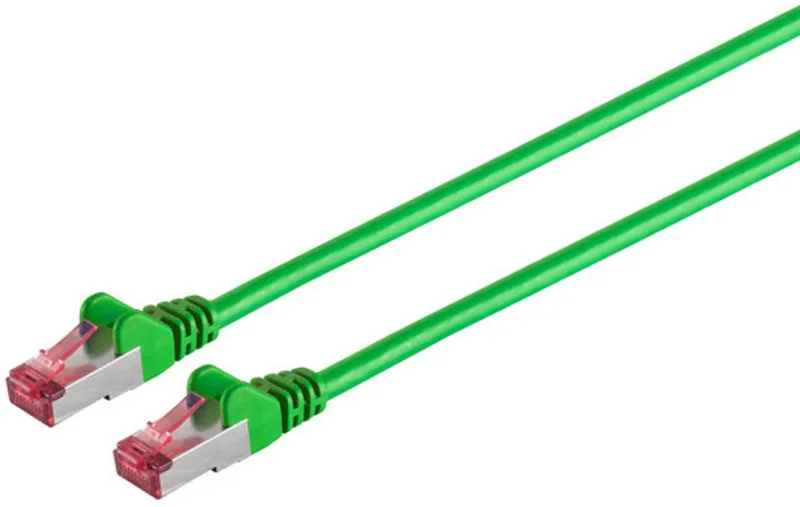 Patchkabel cat6A S/FTP PIMF Halogenfrei grün 10m de S-Impuls en Vert – photo produit