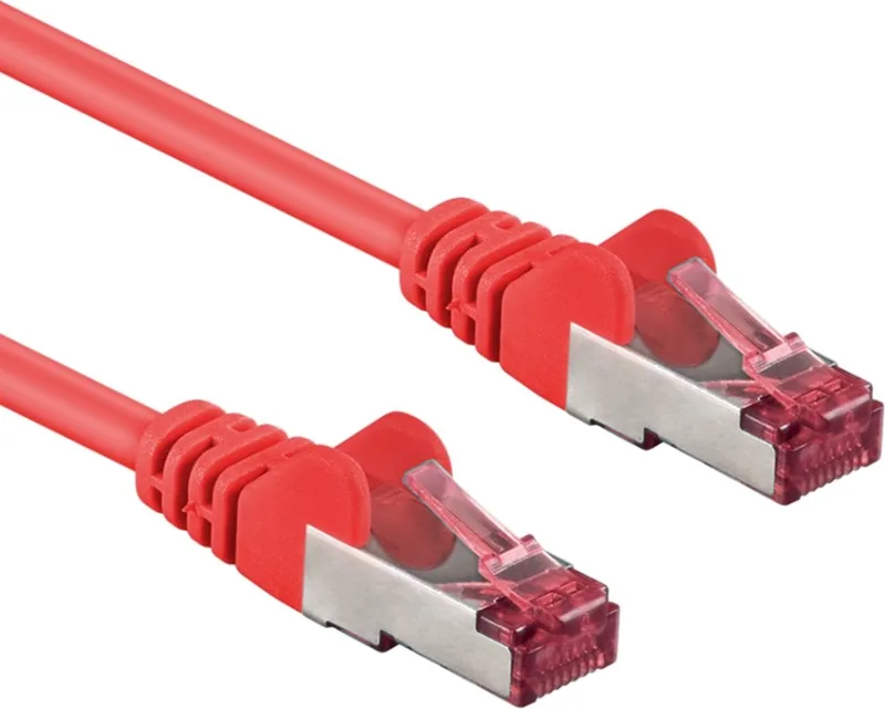 Patchkabel cat6A S/FTP PIMF Halogenfrei rot 30m by S-Impuls in Red – product photo