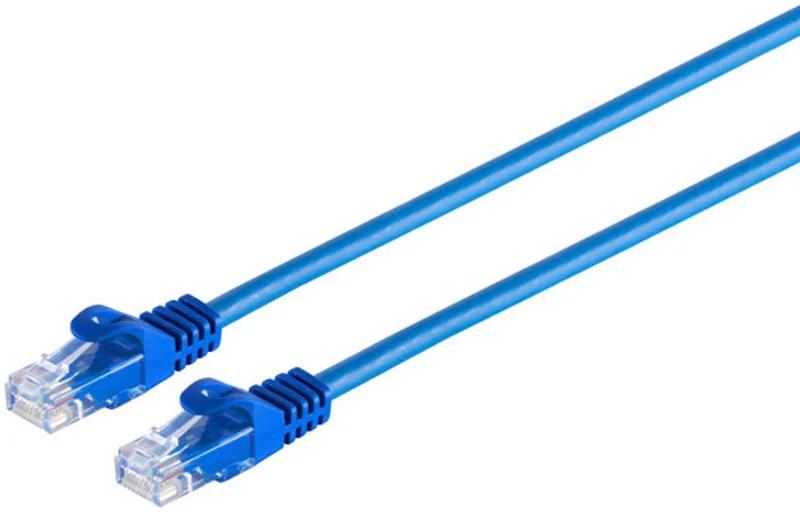 RJ45 Patchkabel CAT 7 Rohkabel U/UTP blau 30m de S-Impuls – photo produit