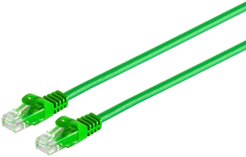 RJ45 Patchkabel CAT 7 Rohkabel U/UTP grün 1,5m van S-Impuls in Groen – productfoto