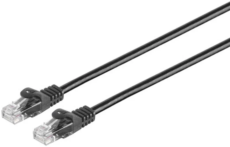 RJ45 Patchkabel CAT 7 Rohkabel U/UTP schwarz 10m by S-Impuls in Black – product photo