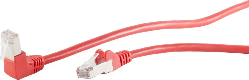 S/FTP CAT6 Gigabit netwerkkabel haaks/recht / 15 meter de S-Impuls en Rouge – photo produit