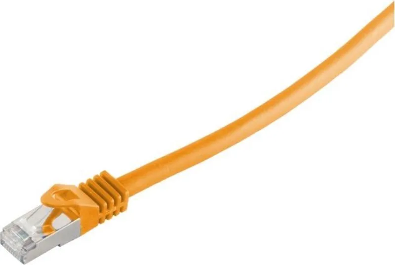 S/FTP CAT7 10 Gigabit netwerkkabel / LSZH - 1 meter från S-Impuls i Orange – produktbild