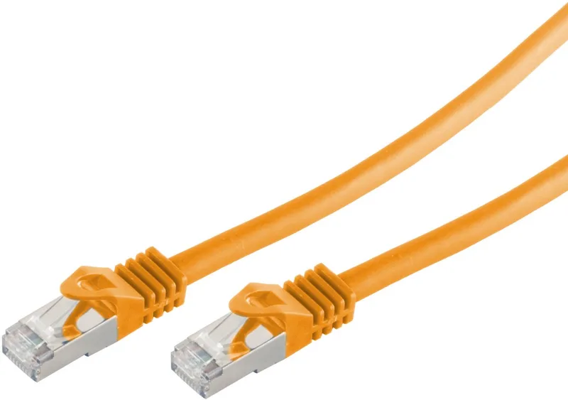 S/FTP CAT7 10 Gigabit netwerkkabel / LSZH - 50 meter från S-Impuls i Orange – produktbild
