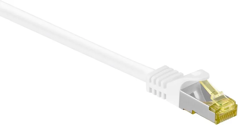 S/FTP CAT7 10 Gigabit netwerkkabel / LSZH - 50 meter från S-Impuls i Vit – produktbild