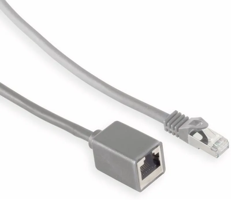 S/FTP CAT7 netwerk verlengkabel | LSZH | 0,50 meter de S-Impuls en Gris – photo produit