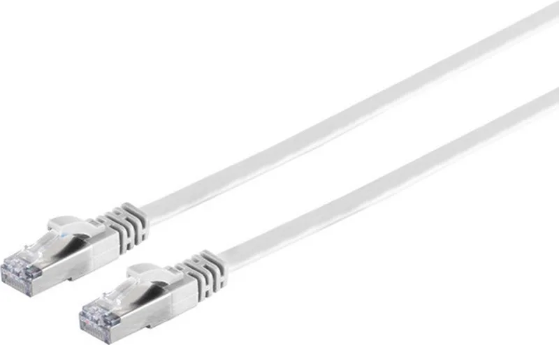 UFTP CAT7 platte netwerkkabel | PVC | 1 meter by S-Impuls in White – product photo