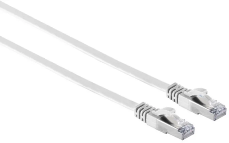 UFTP CAT7 platte netwerkkabel | PVC | 10 meter van S-Impuls in Wit – productfoto