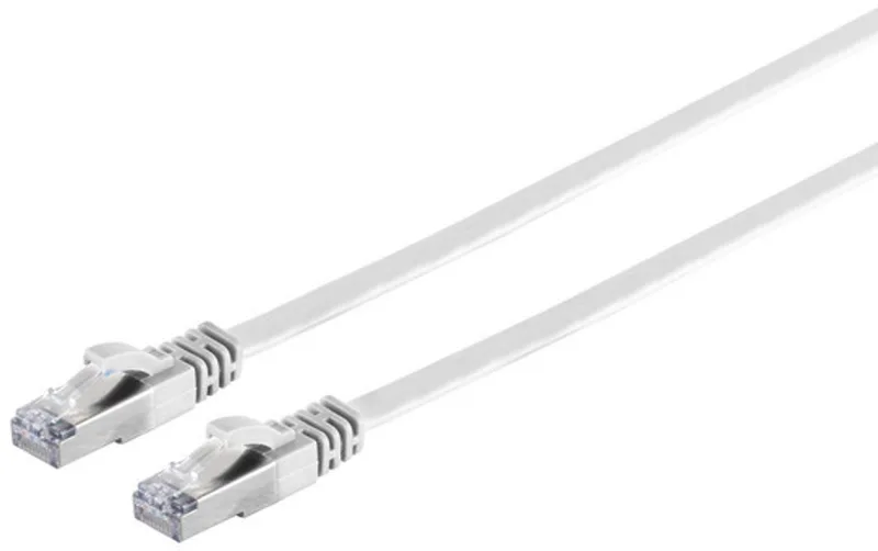 UFTP CAT7 platte netwerkkabel | PVC | 2 meter från S-Impuls i Vit – produktbild