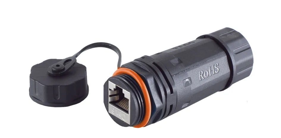 Outdoor Patchkabel-Verbinder BASIC-S, Kat. 6A von ShiverPeaks – Produktfoto