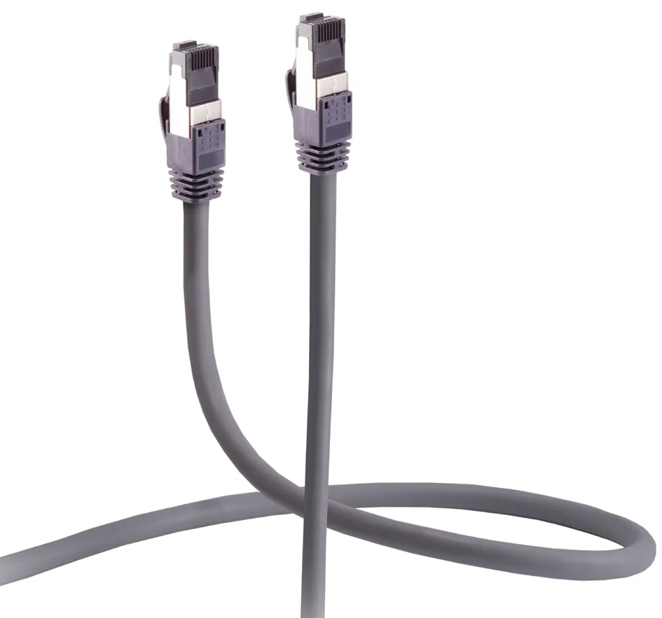 Patchkabel Cat 6A gepantserd U/FTP grijs 3m van ShiverPeaks – productfoto
