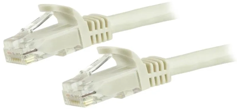 CAT6 kabel - utp - snagless RJ45 connector - koperdraad patchkabel - 7,5 m från Startech i Vit – produktbild