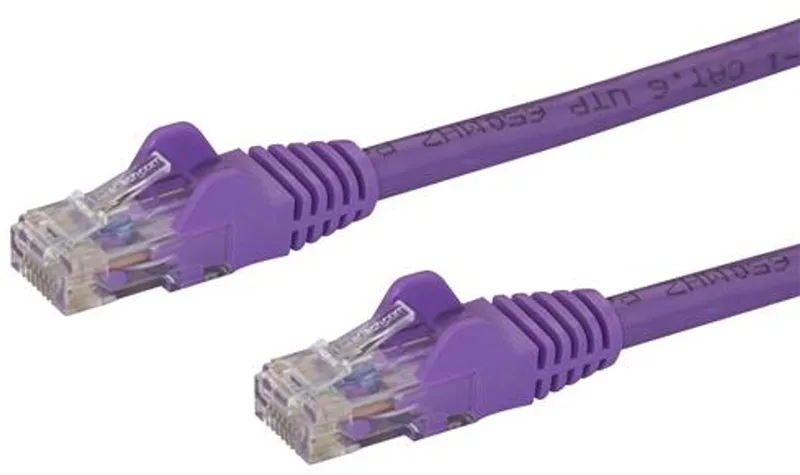 Cat6 netwerkkabel met snagless RJ45 connectoren - UTP patchkabel - 1m von Startech in Lila – Produktfoto