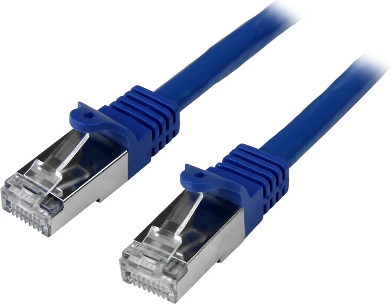 Cat6 netwerkkabel - Shielded (SFTP) - 2m, patchkabel från Startech i Blå – produktbild