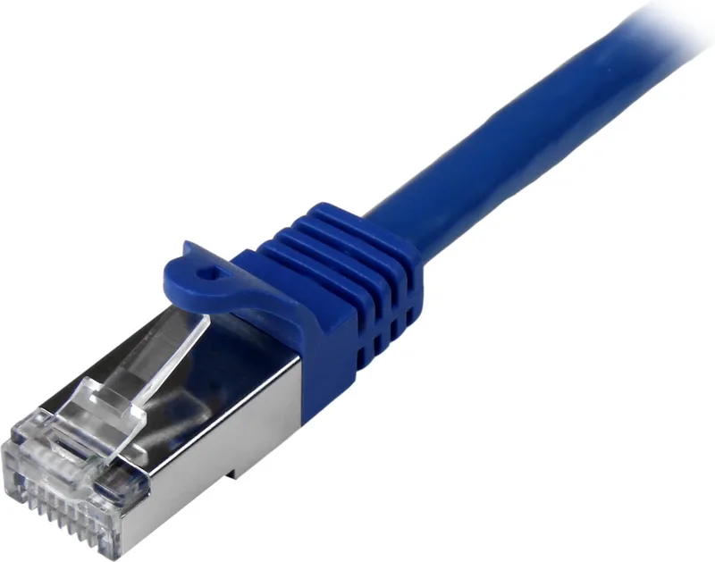 Cat6 netwerkkabel - Shielded (SFTP) - 3m, patchkabel från Startech i Blå – produktbild