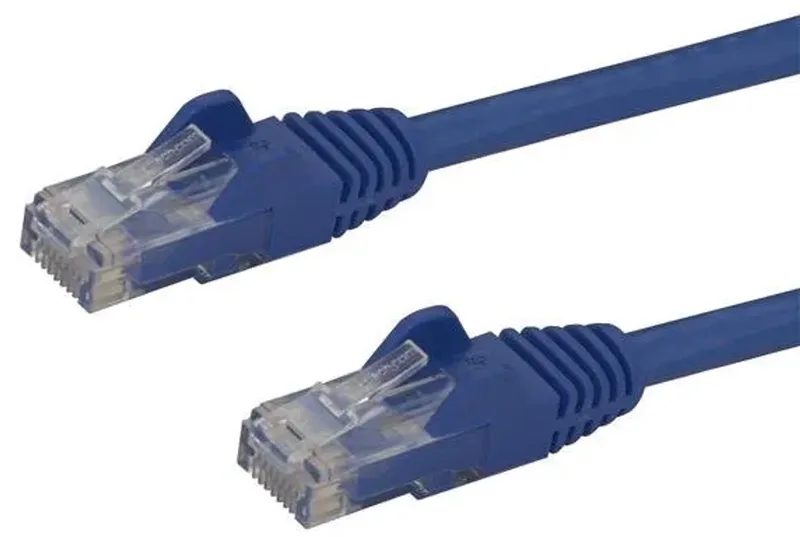 Cat6 patchkabel met snagless RJ45 connectors – 5 m från Startech i Blå – produktbild