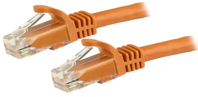 N6PATC1MOR - Cat 6 UTP-kabel - RJ45 - 1 m by Startech in Orange – product photo