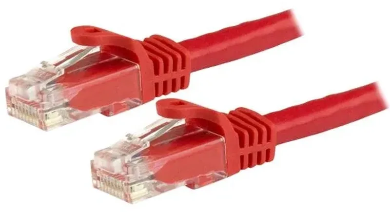N6PATC3MRD - Cat 6 UTP-kabel - RJ45 - 3 m från Startech i Röd – produktbild