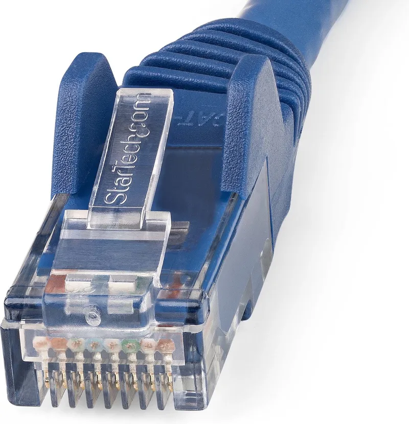 StarTech 15 meter CAT6 Gigabit Netwerkkabel - LZSH Snagless PoE de Startech en Bleu – photo produit