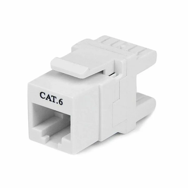 StarTech 180° Cat6 Contactbus - RJ45 Ethernet Cat6 Wandcontactbus - Type 110 de Startech en Blanc – photo produit