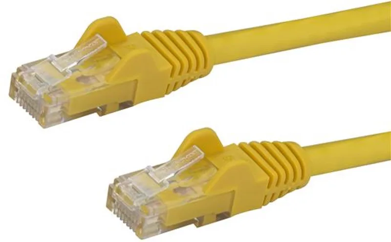 StarTech 7 m Cat6 netwerkkabel met snagless RJ45 connectoren - 7m UTP patchkabel från Startech i Gul – produktbild