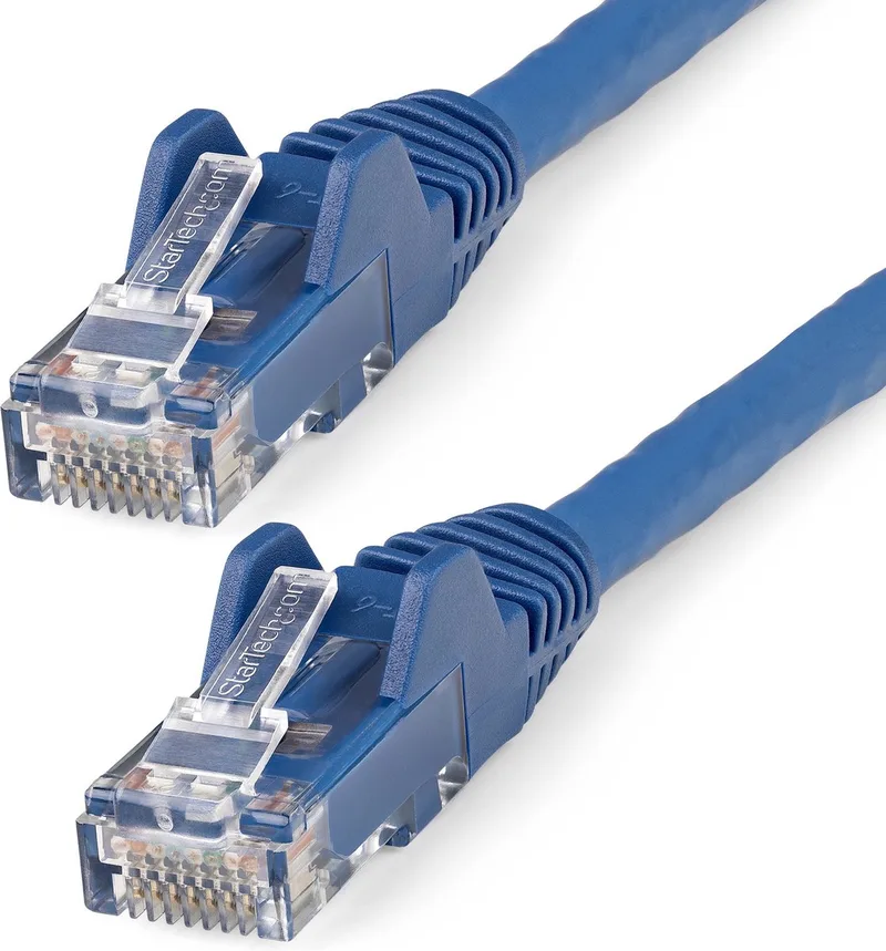 StarTech 7 meter CAT6 Gigabit Netwerkkabel - LZSH Snagless PoE från Startech i Blå – produktbild