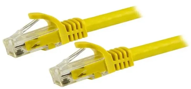 StarTech.com 15m RJ45 UTP Cat6 Gigabit snagless netwerkkabel by Startech in Yellow – product photo