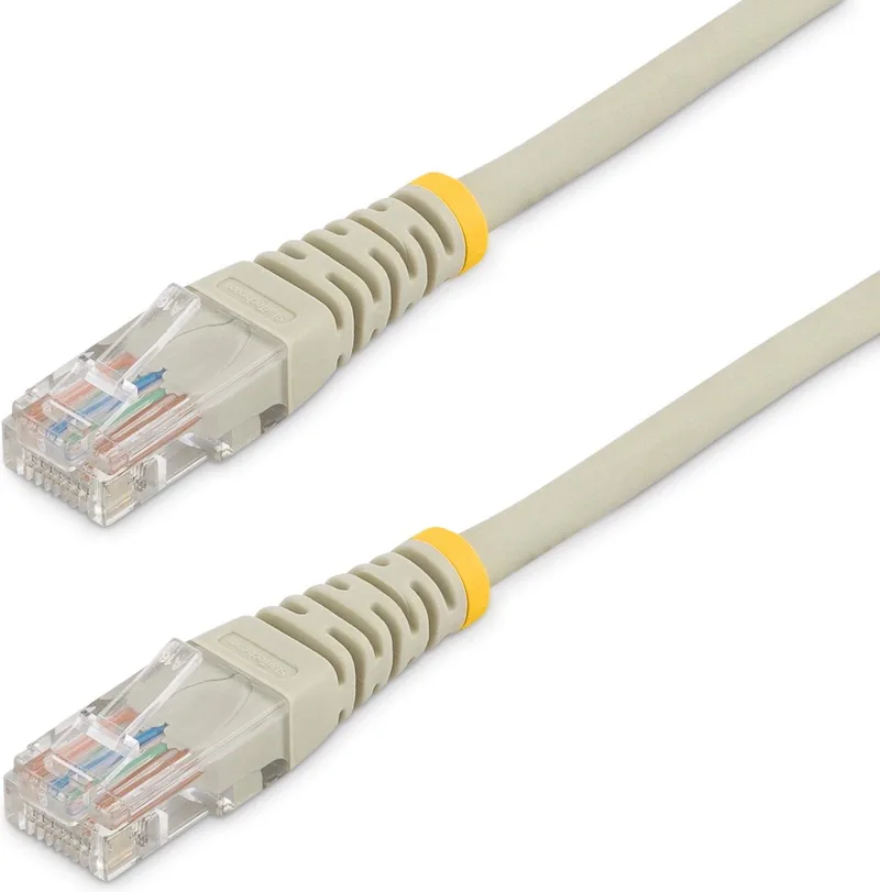 StarTech.com 3 ft Gray Molded Category 5e (350 MHz) UTP Patch Cable från Startech i Grå – produktbild