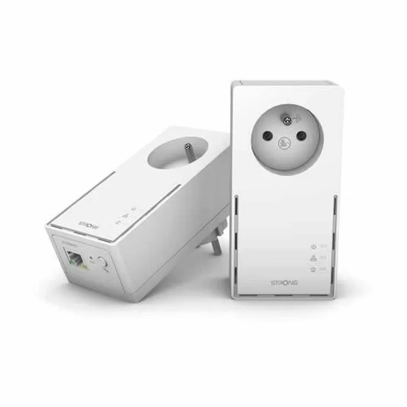 Powerline 1000 Duo kit – Powerline starter kit – 1000 Mbit/s de Strong en Blanc – photo produit