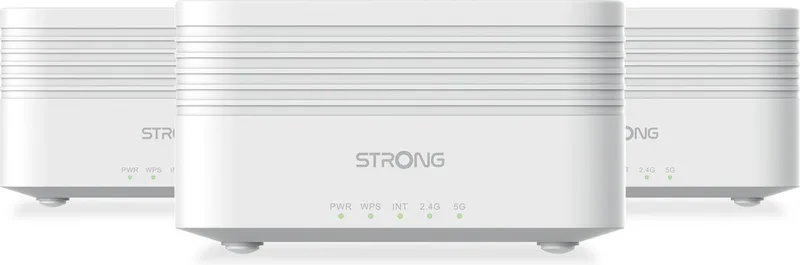 Router - Mesh - Home Kit AX3000 - Triple - 3000 Mbit/s de Strong en Blanc – photo produit