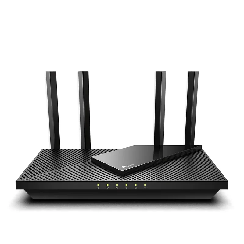 Archer AX55 AX3000 Dual-Band Gigabit WiFi 6 Router Router Zwart von TP-Link – Produktfoto