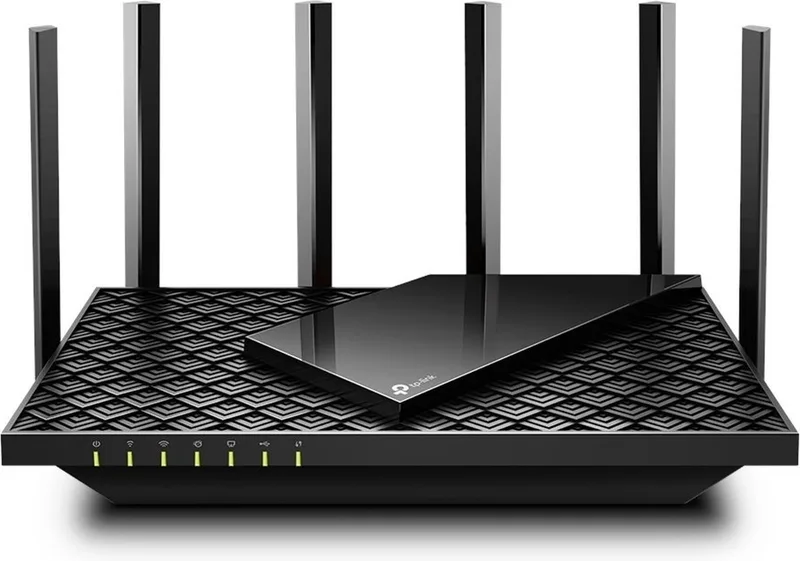 Archer AX73 - Draadloze router - WiFi Versterker - 5400 Mbps - Dual-Band - WiFi 6 van TP-Link in Zwart – productfoto