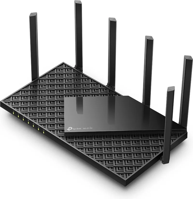 Archer AXE75 - Router - WiFi Versterker - Tri-Band - WiFi 6E van TP-Link in Zwart – productfoto