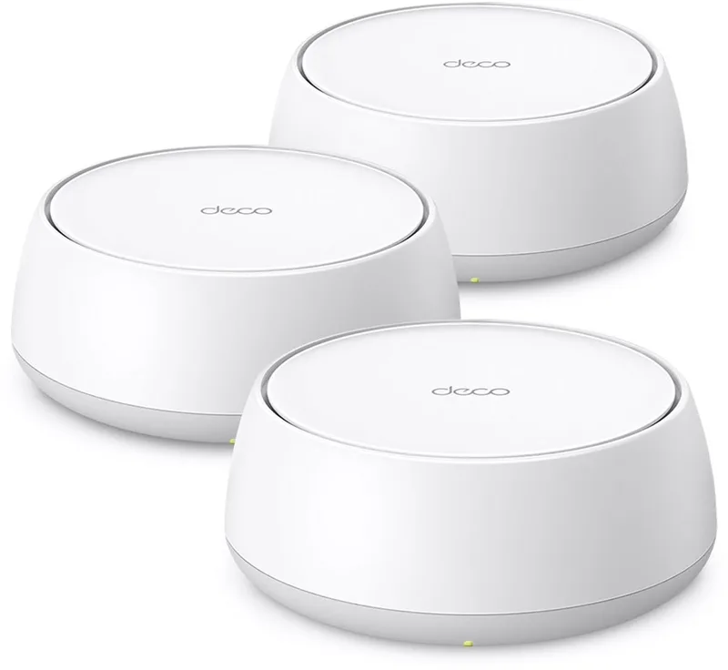 Deco BE22 - Mesh WiFi - WiFi Versterker- WiFi 7 - 3600 Mbps - 3 pack van TP-Link in Wit – productfoto