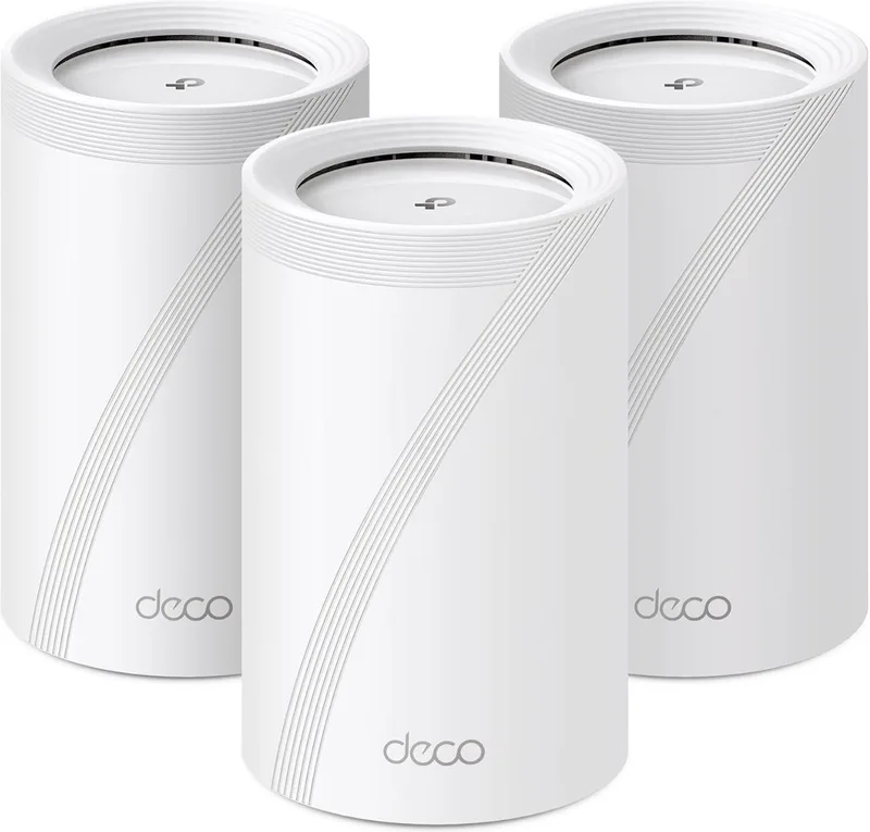 Deco BE65 - Mesh WiFi - WiFi Versterker - WiFi 7 - 9300 Mbps - 3-Pack från TP-Link i Vit – produktbild