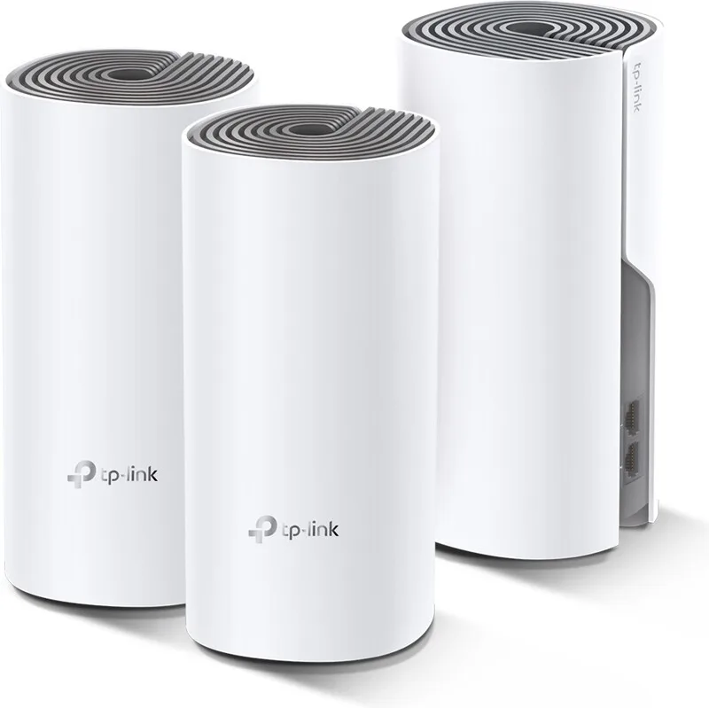 Deco E4 (3-pack) Dual-band (2,4 GHz / 5 GHz) Wi-Fi 5 (802.11ac) Wit, Grijs 2 Intern van TP-Link – productfoto