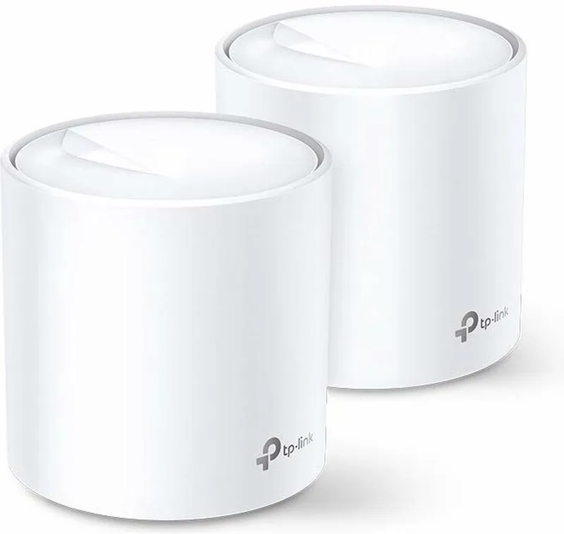 Deco X20 - Mesh WiFi - WiFi Versterker - WiFi 6 - 1800 Mbps - 2-pack van TP-Link in Wit – productfoto