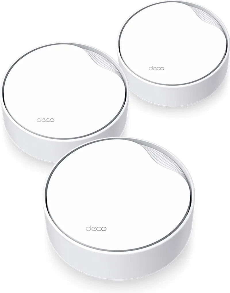 Deco X50-PoE - Mesh WiFi - WiFi Versterker - WiFi - PoE - 3000 Mbps - 3-pack de TP-Link en Blanc – photo produit