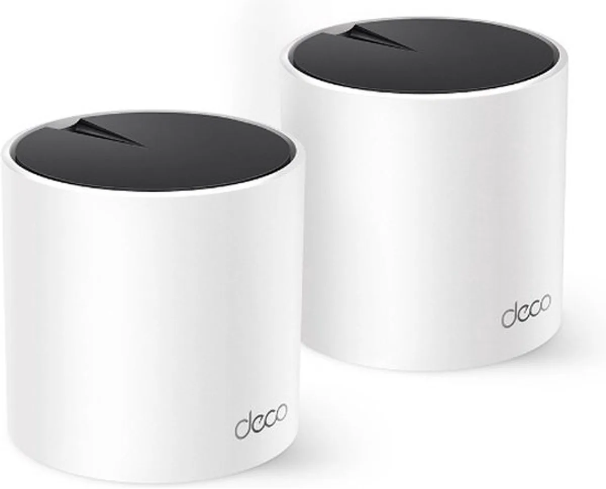 Deco X55 - Mesh WiFi - WiFi Repeater - WiFi 6 - 3000 Mbps - 2-Pack de TP-Link en Blanc – photo produit