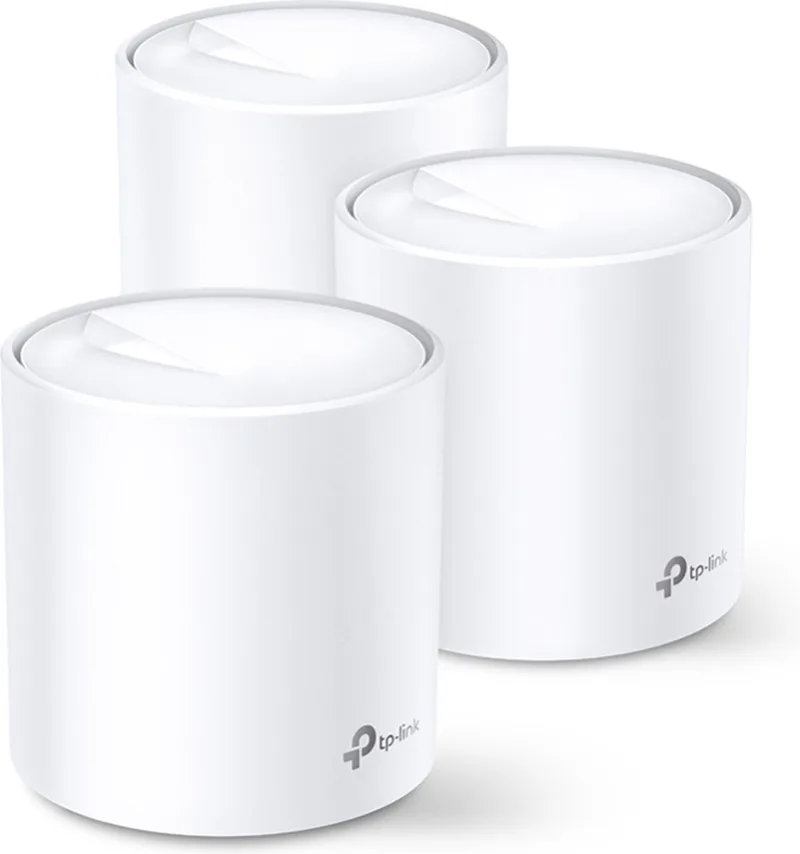 Deco X60 - Mesh WiFi - WiFi Versterker - WiFi 6 - 5400 Mbps - 3-pack de TP-Link en Blanc – photo produit