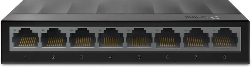 LS1008G - Netwerk Switch- Unmanaged - 8 Poorten by TP-Link in Kleurloos – product photo