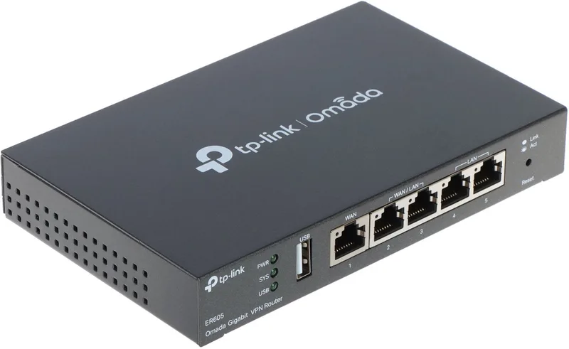 Omada TL-R605 - Router van TP-Link in Grijs – productfoto
