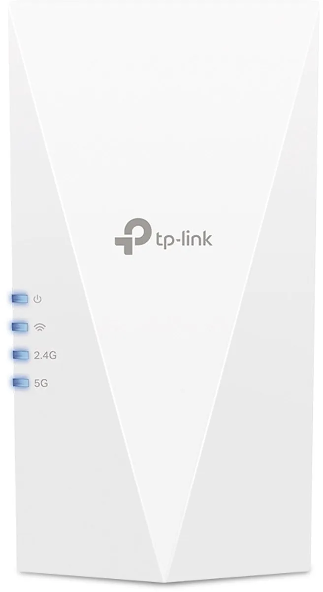 RE3000X(DE) Single WiFi-versterker 2400 MBit/s 2.4 GHz, 5 GHz van TP-Link in Kleurloos – productfoto